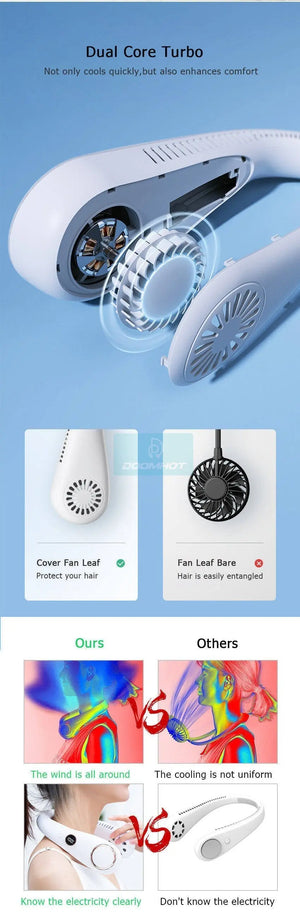 Portable Cooling Neck Fan. My Store My Store