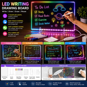 Colorful LED Writing Board My Store My Store