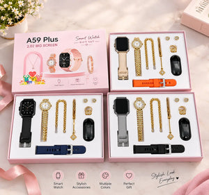 A59 Plus Ladies Smartwatch – 5-in-1 Luxury Set Velora Velora