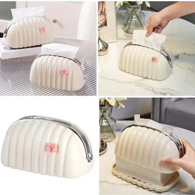 Shell Shape Tissue Holder Box Velora Velora