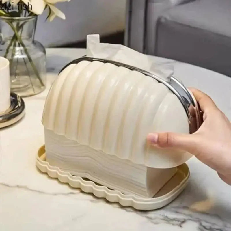 Shell Shape Tissue Holder Box Velora Velora