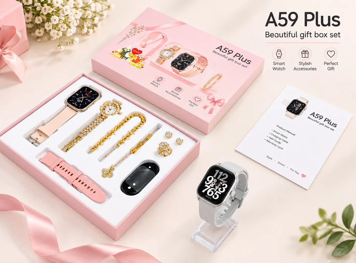 A59 Plus Ladies Smartwatch – 5-in-1 Luxury Set Velora Velora